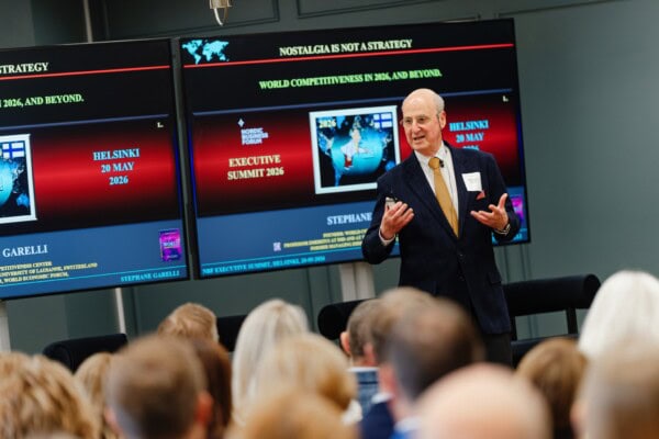Stéphane Garelli at NBF Executive Summit in Helsinki