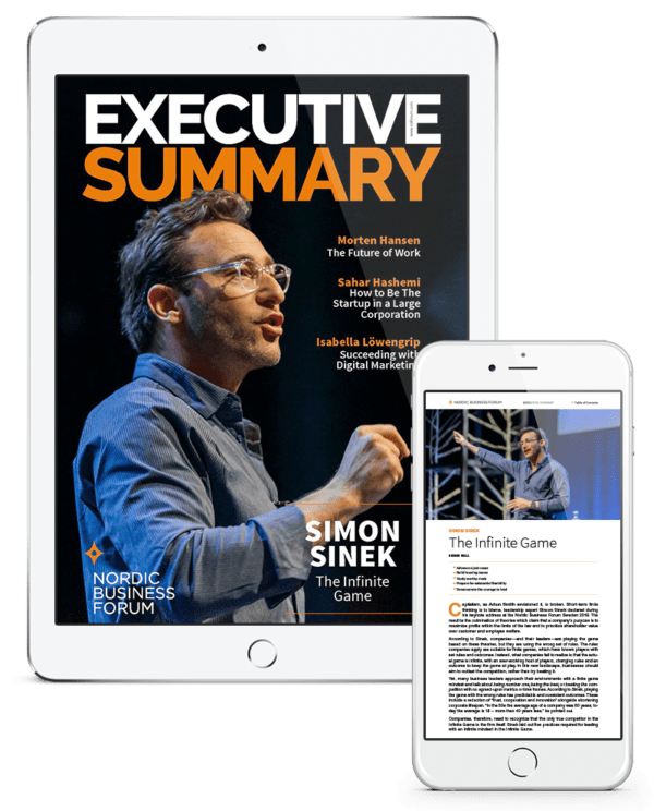 Executive Summary phone and pad set NBF Sweden NORWAY 2019