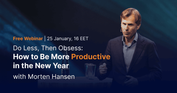 Free Webinar with Morten Hansen