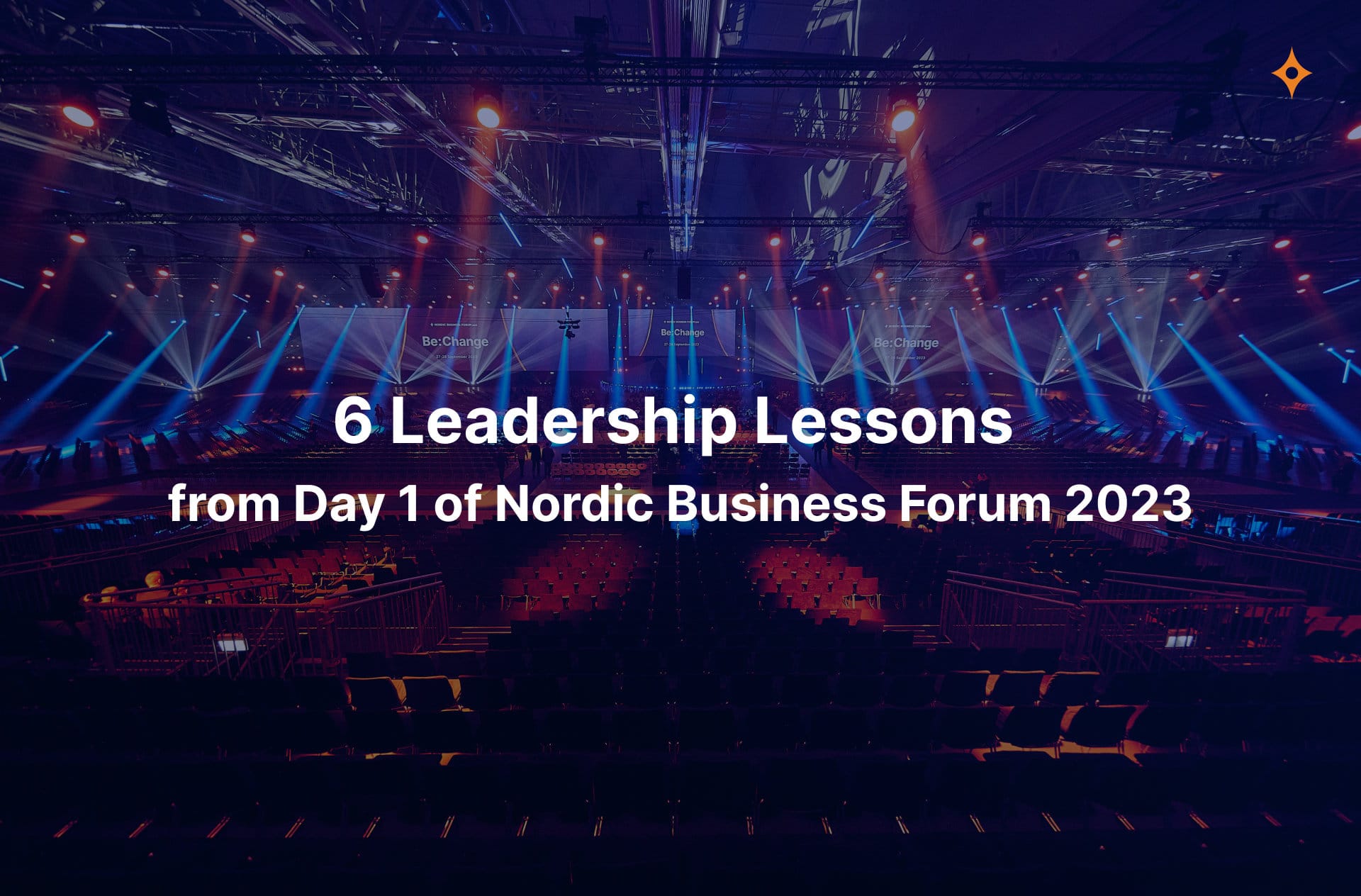 Towards Nordic Business Forum 2018: Oh, you're the one doing the