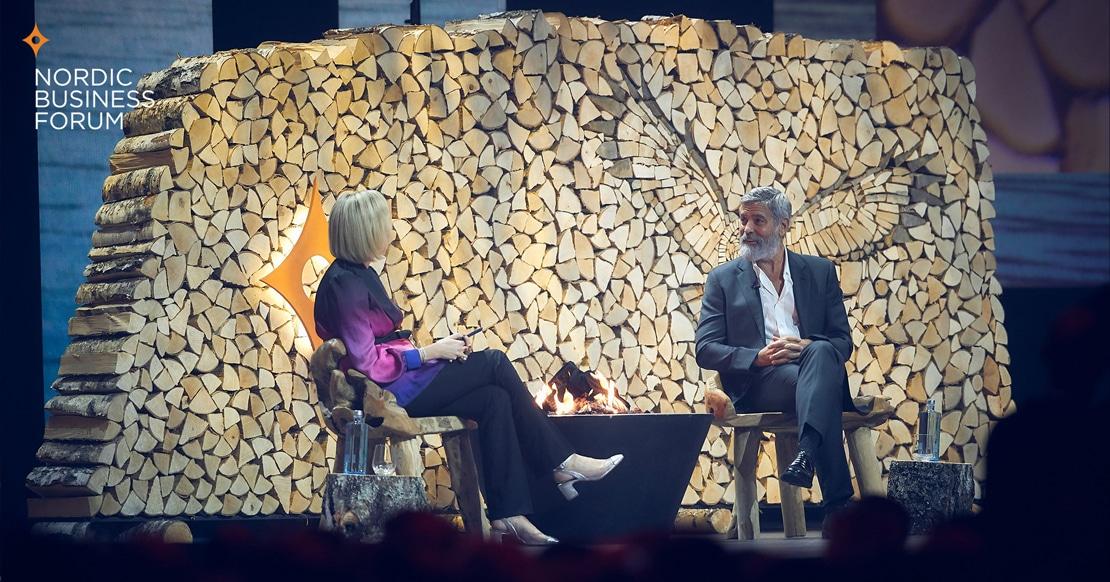 George Clooney at Nordic Business Forum 2019