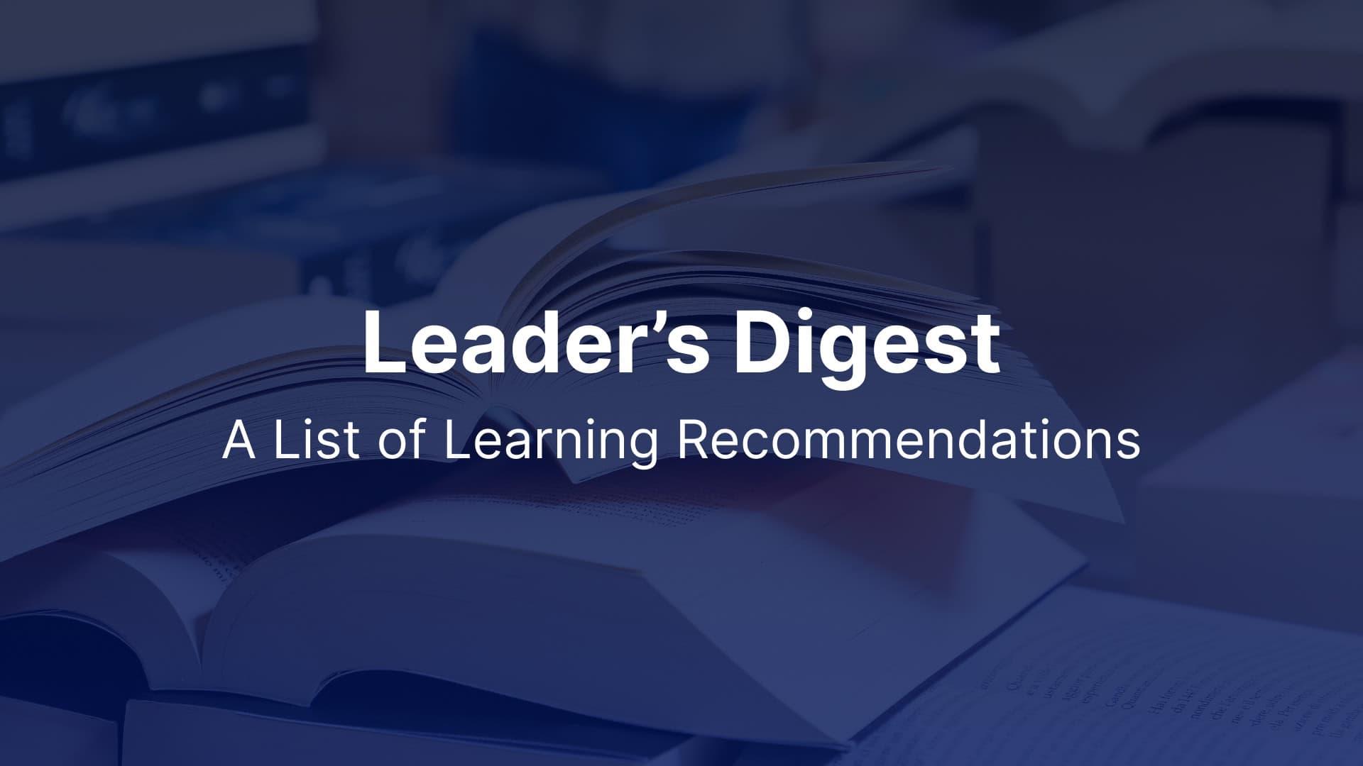Blog Digest Leader's Digest | June 2025 - Nordic Business Forum
