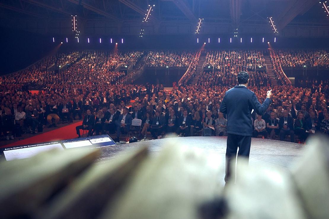 Nordic Business Forum 2019 Stage and Audience