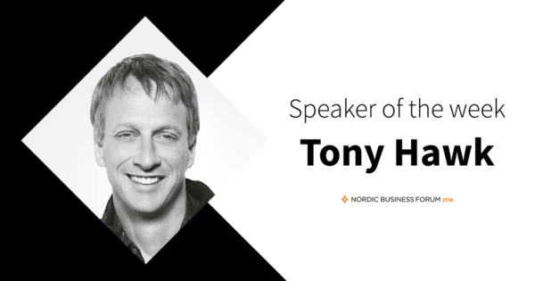Speaker of the week: Tony Hawk