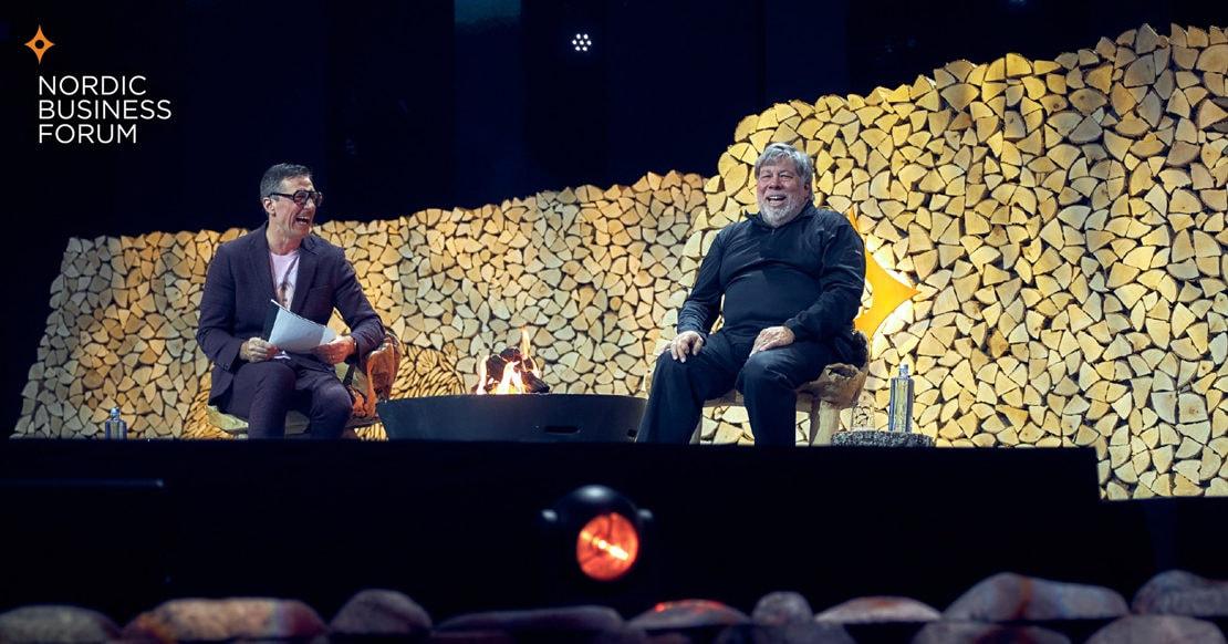 Steve Wozniak at Nordic Business Forum 2019