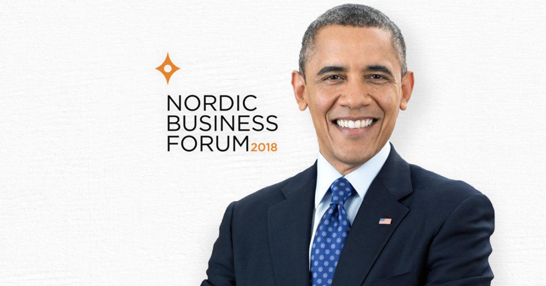 Image result for nordic business forum obama